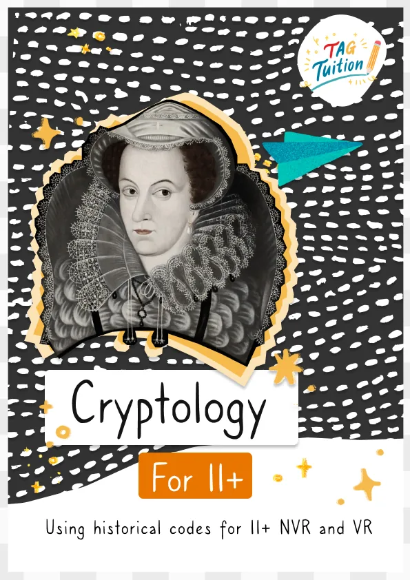 Cryptology for 11+ workbook cover.